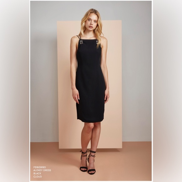 Finders Keepers Dresses & Skirts - Finders Keepers Sleek Black Asymmetrical Dress